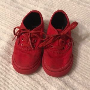 All Red Vans